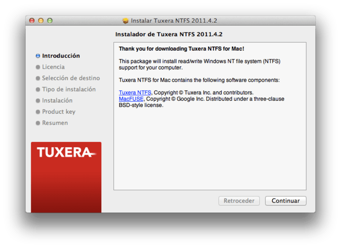 How does tuxera ntfs work on computer